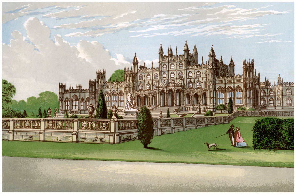 Eaton Hall, Cheshire, Westminster hercegének otthona, 1880 alkotó: Unbekannt