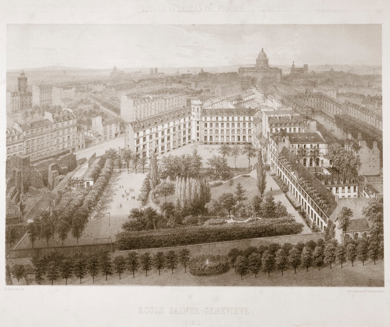 Sainte Genevieve Iskola, Párizs, 1867 alkotó: Unbekannt