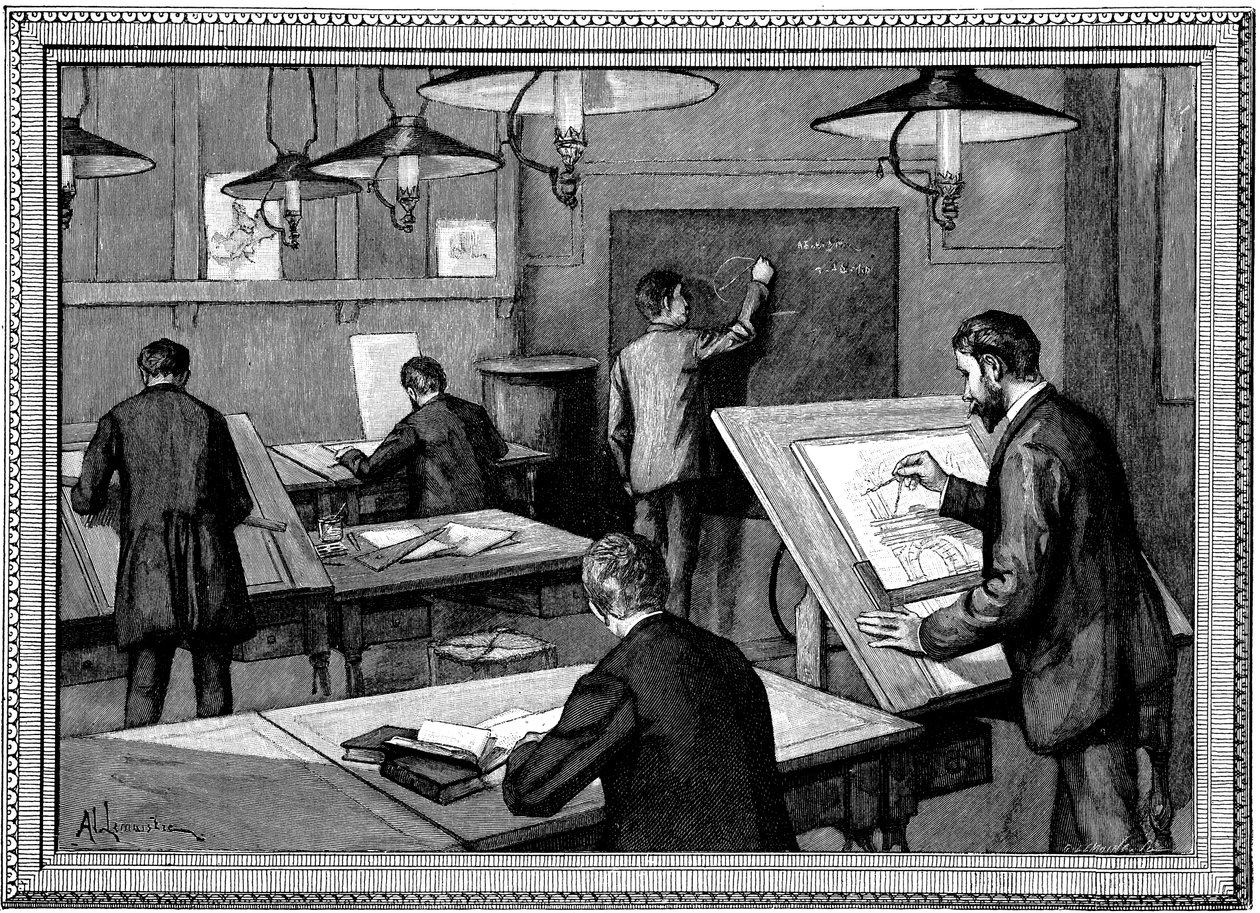 Ponts-et-Chaussees Iskola, Párizs, 1894 alkotó: Unbekannt