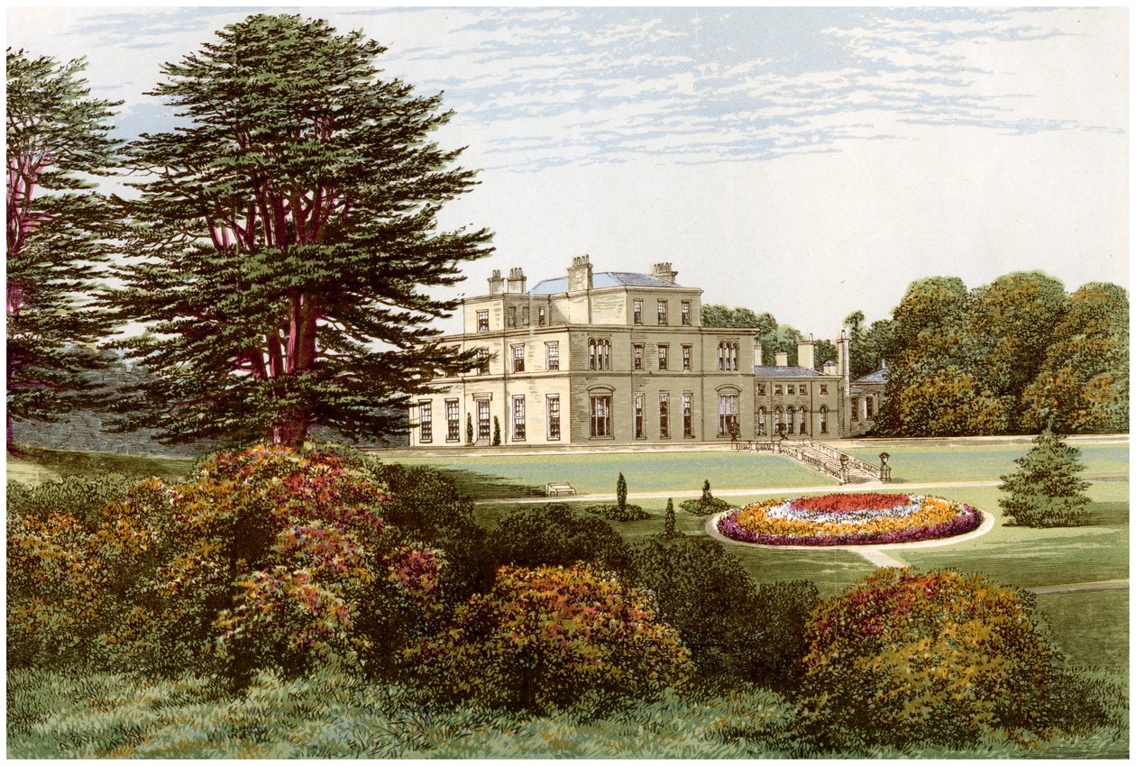 Eden Hall, Cumberland, Baronet Musgrave otthona, 1880 alkotó: Unbekannt