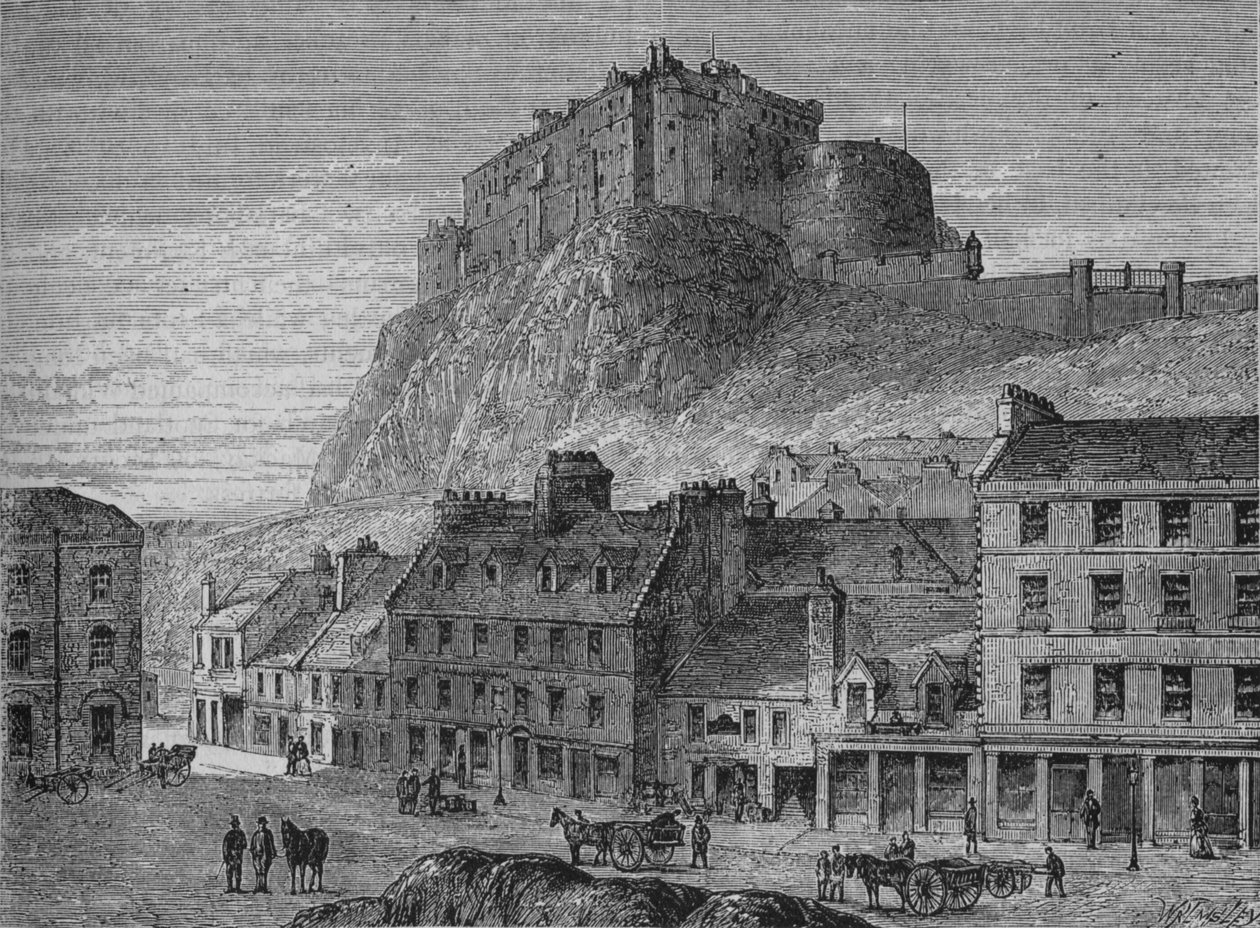 Edinburgh-i kastély, 1880 alkotó: Unbekannt
