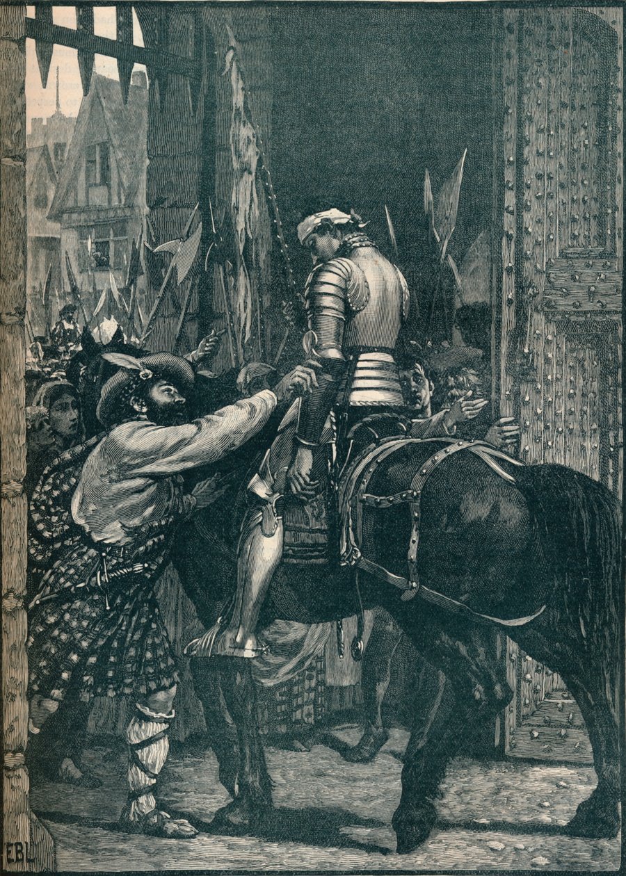 Edinburgh a floddeni csata után, 1513 1905. alkotó: Unbekannt