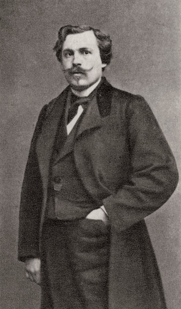 Edmond de Goncourt francia író, 1868 alkotó: Unbekannt