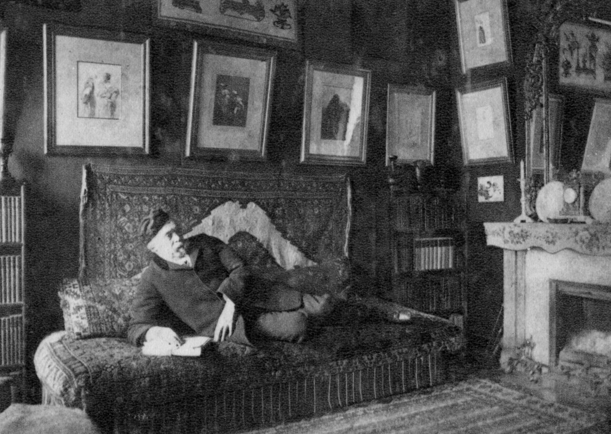 Edmond de Goncourt francia író, 1891 alkotó: Unbekannt