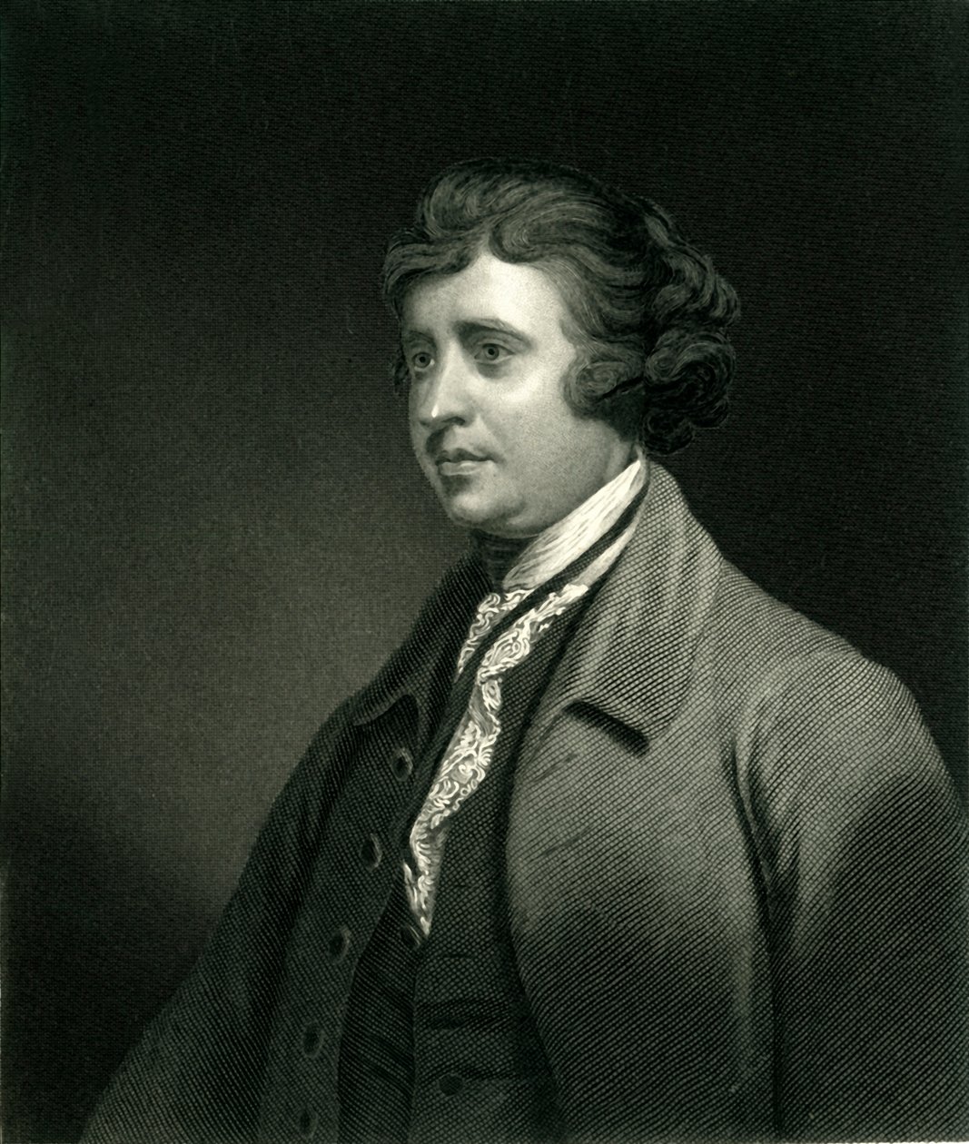 Edmund Burke, c1760, c1884. alkotó: Unbekannt