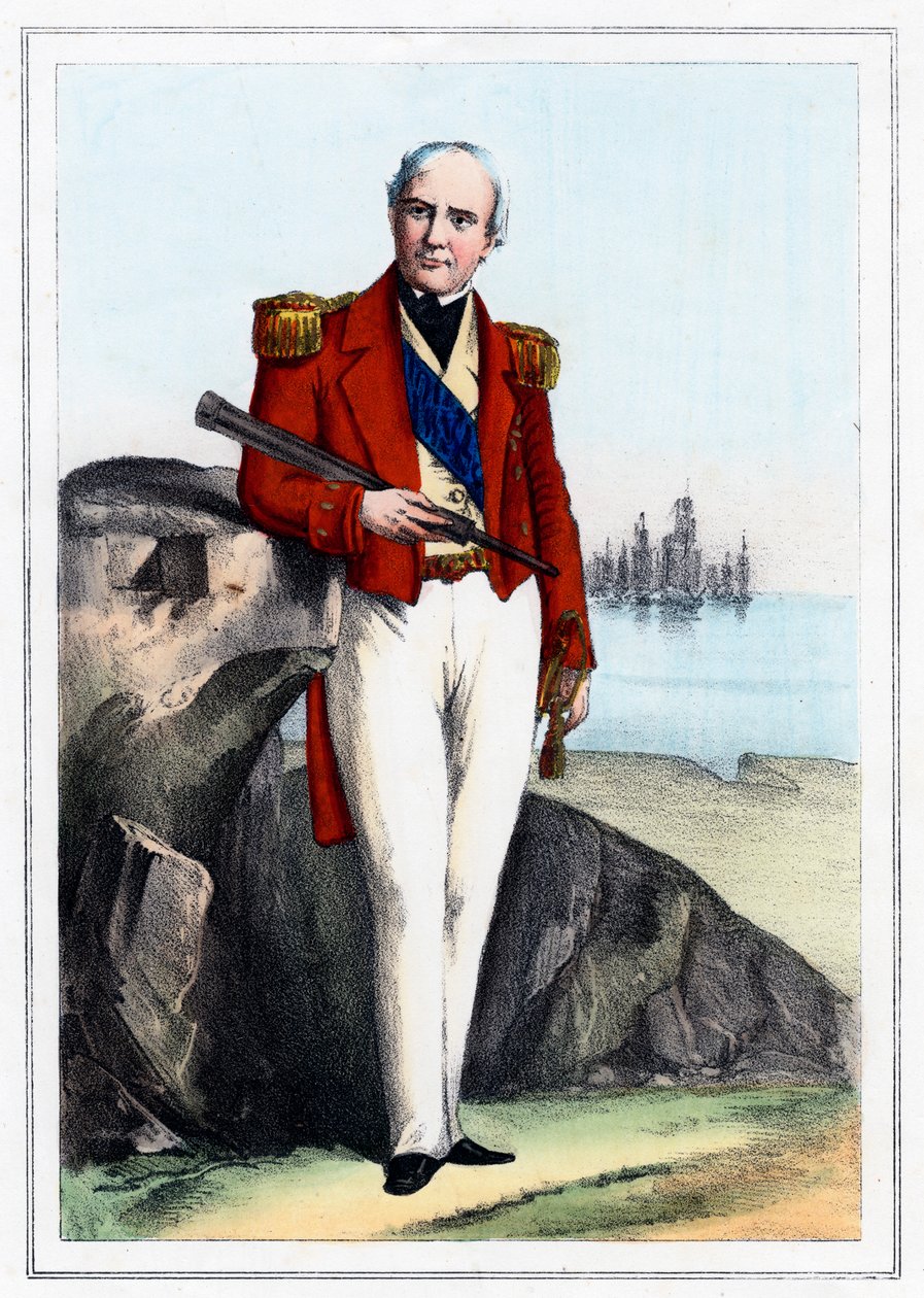 Edmund Lyons, Lyons 1. báró, brit haditengerészeti parancsnok, 1857 alkotó: Unbekannt
