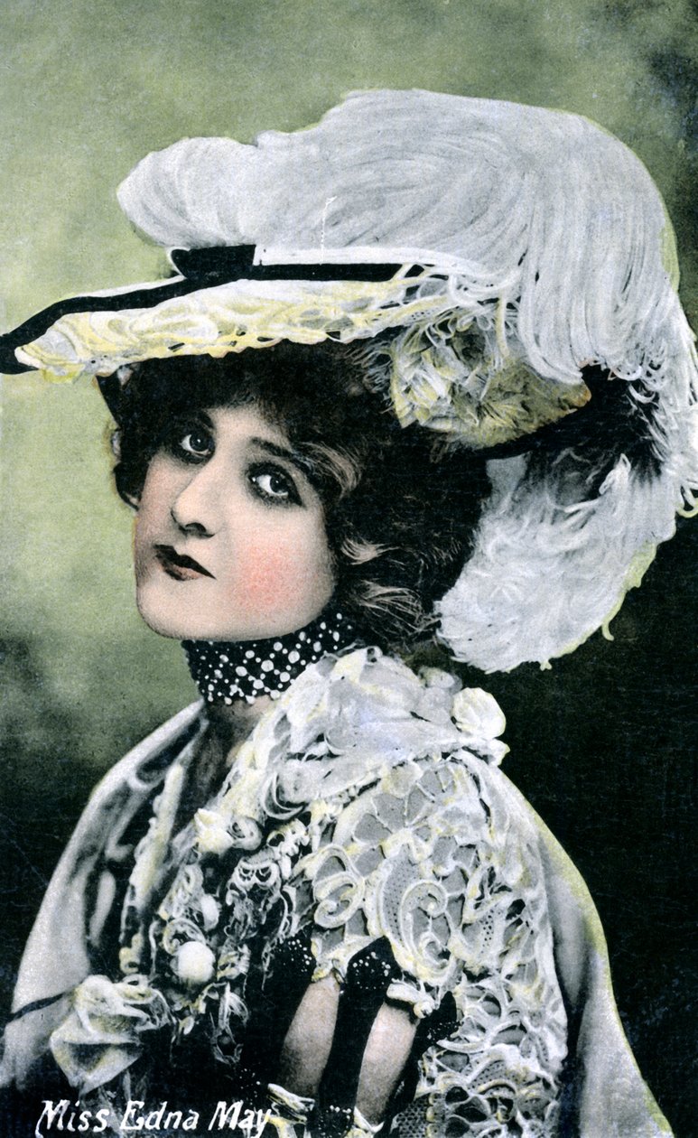 Edna May 1878-1948 amerikai énekes és színésznő, XX. század eleje alkotó: Unbekannt