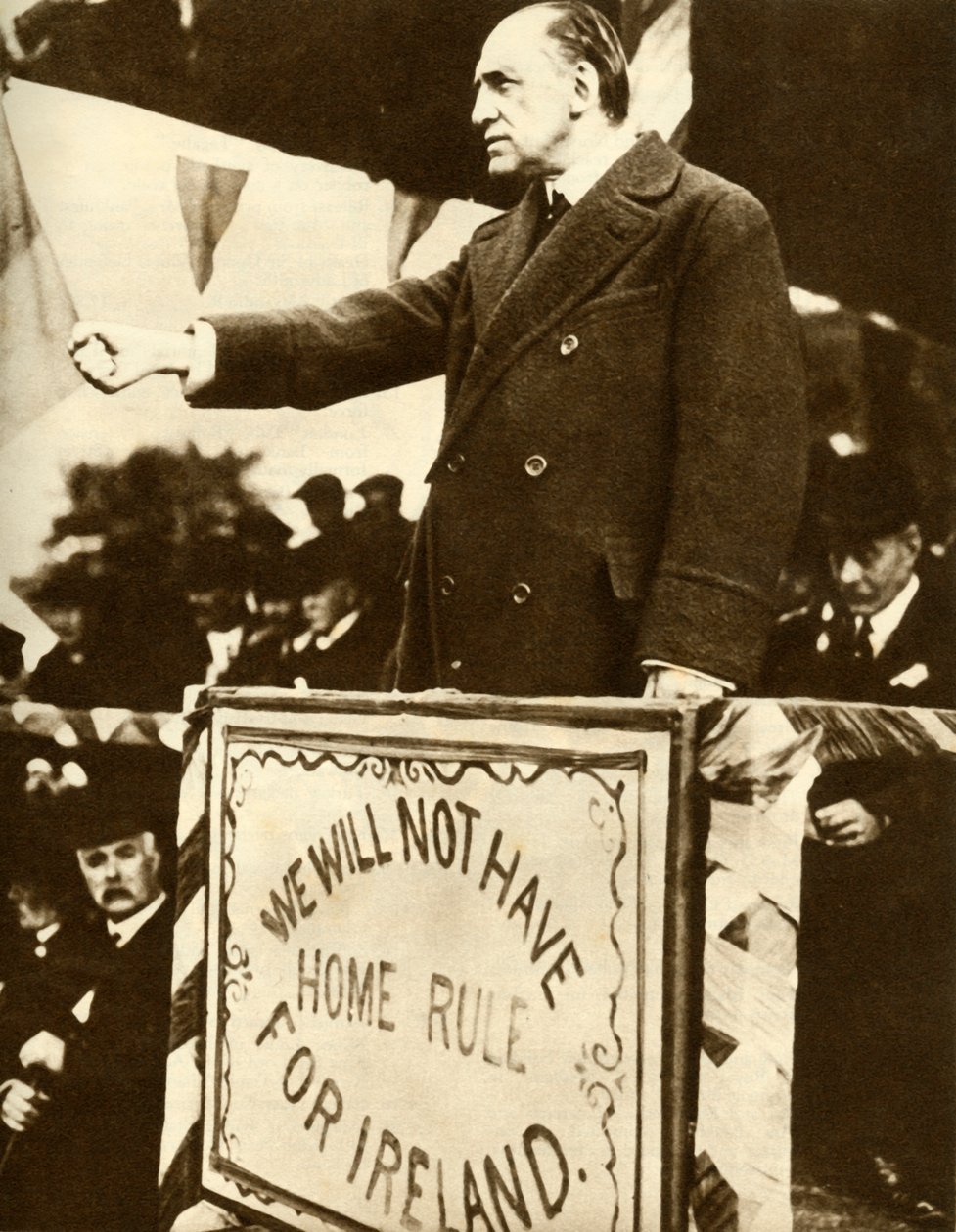 Edward Carson beszédet mond, 1912, 1935. alkotó: Unbekannt
