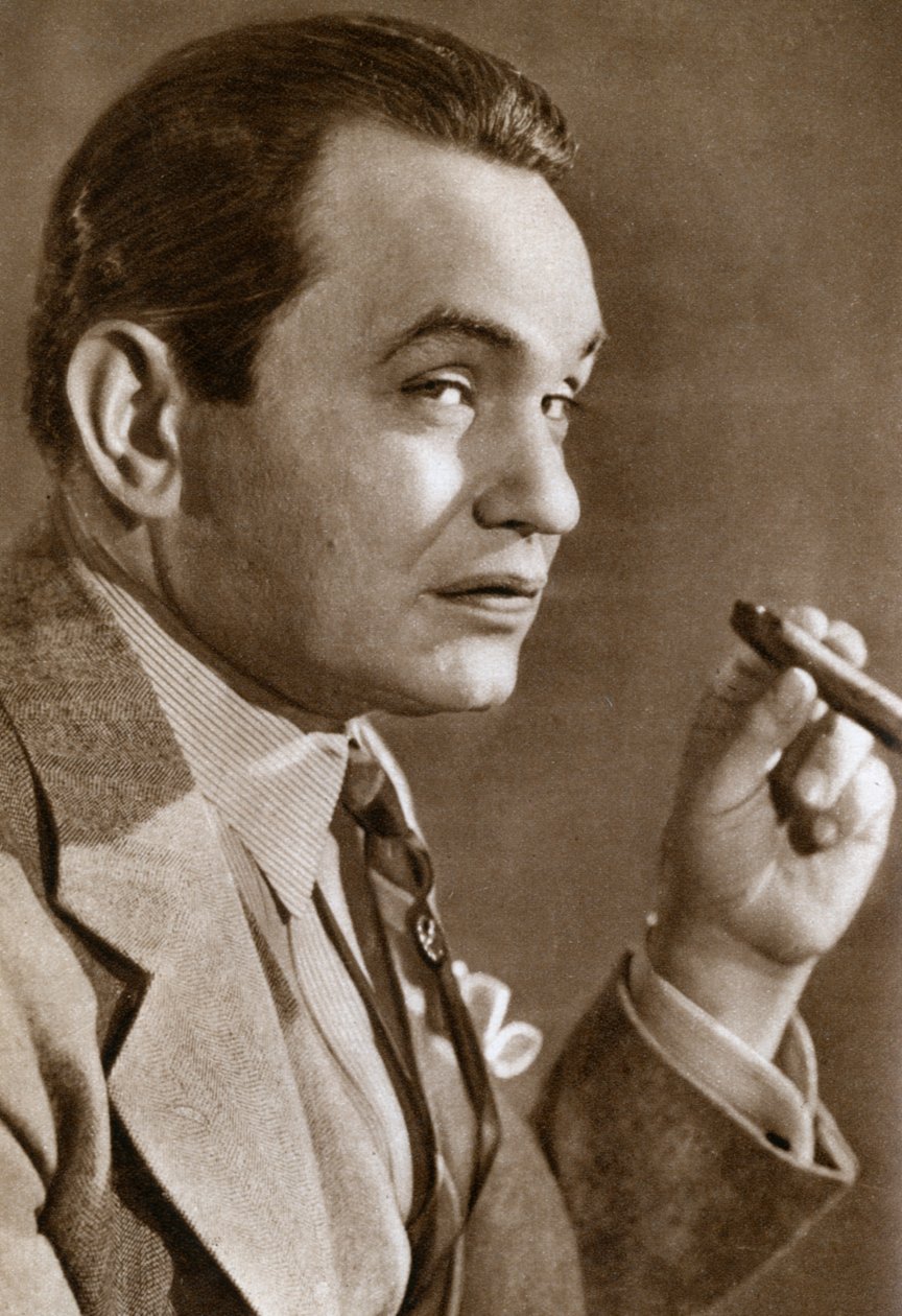 Edward Goldenberg Robinson amerikai színpadi és filmszínész, román származású, 1933 alkotó: Unbekannt