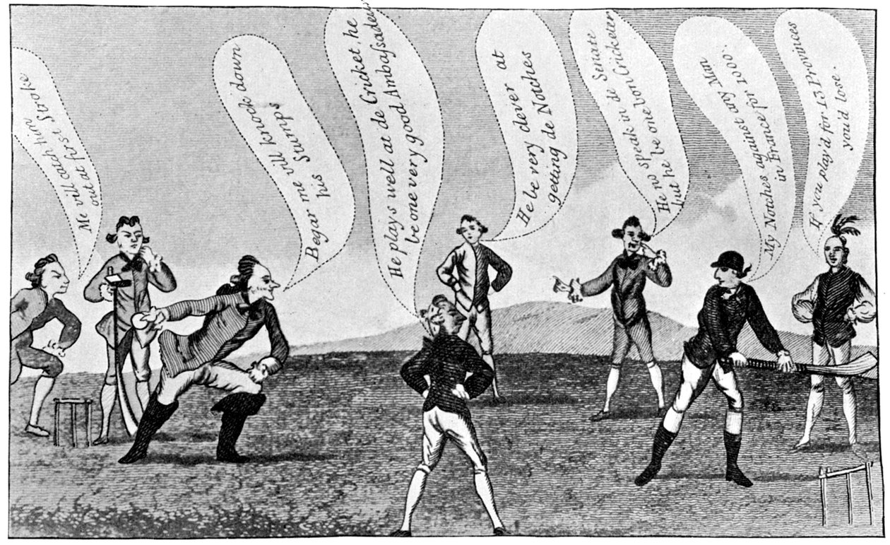 Edward Sackville 1591-1652, Dorset 4. hercege, krikettezni, 18. század 1912 alkotó: Unbekannt