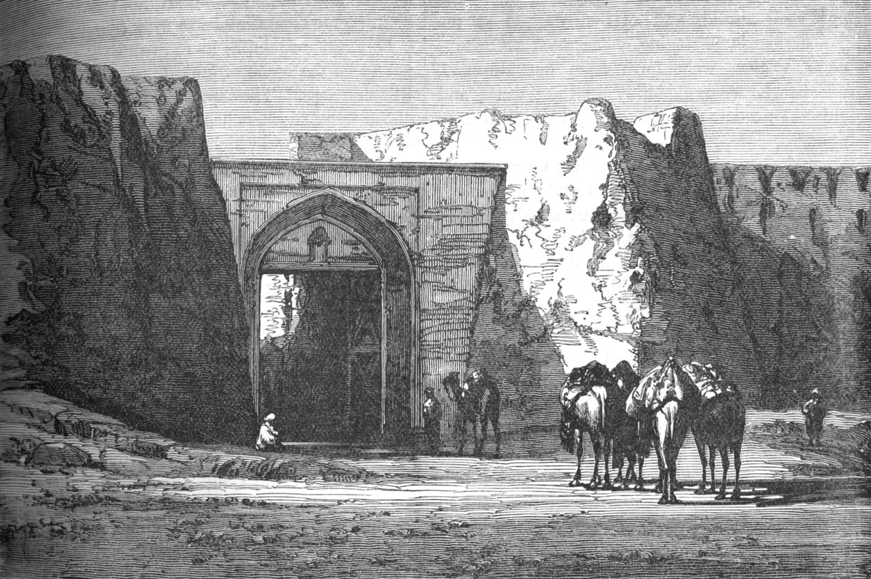 Eedgah vagy North Gate, Candahar, 1880 alkotó: Unbekannt