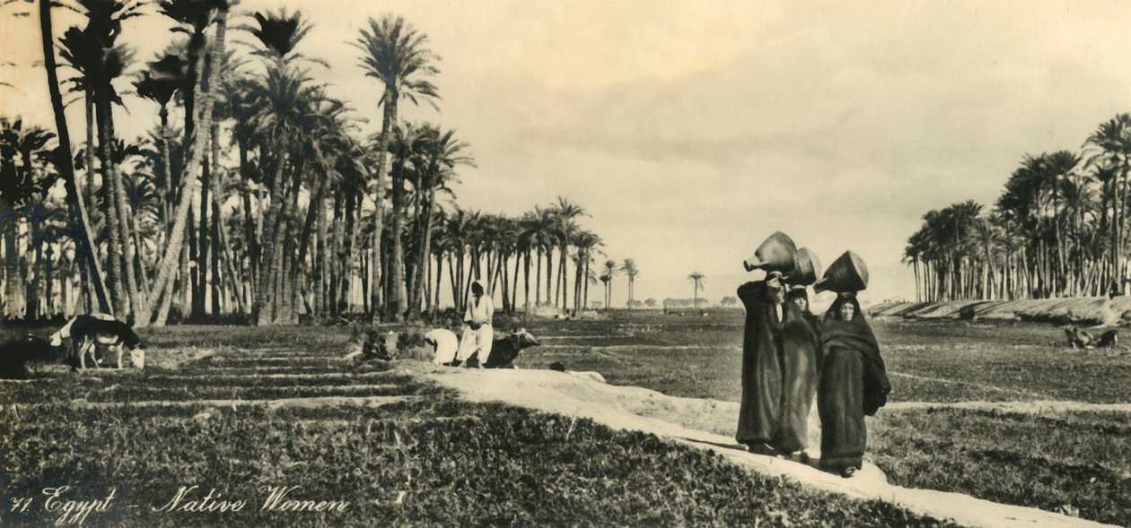 Egyiptom – bennszülött nők, 1918-c1939. alkotó: Unbekannt
