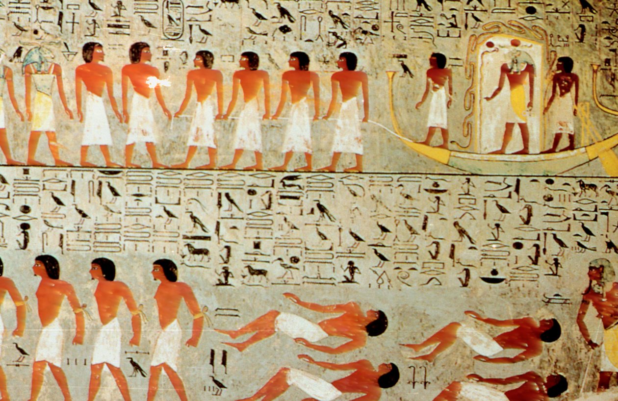 Egyiptomi sír, Koronamenet, Théba, Egyiptom alkotó: Unbekannt
