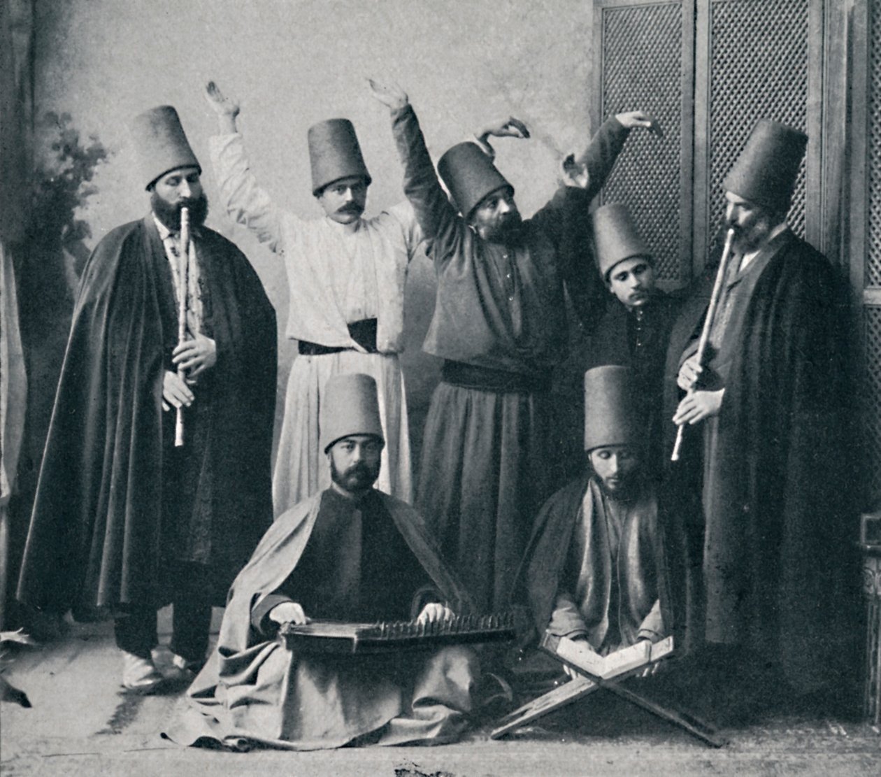 Egyiptomi táncoló dervisek, 1912 alkotó: Unbekannt