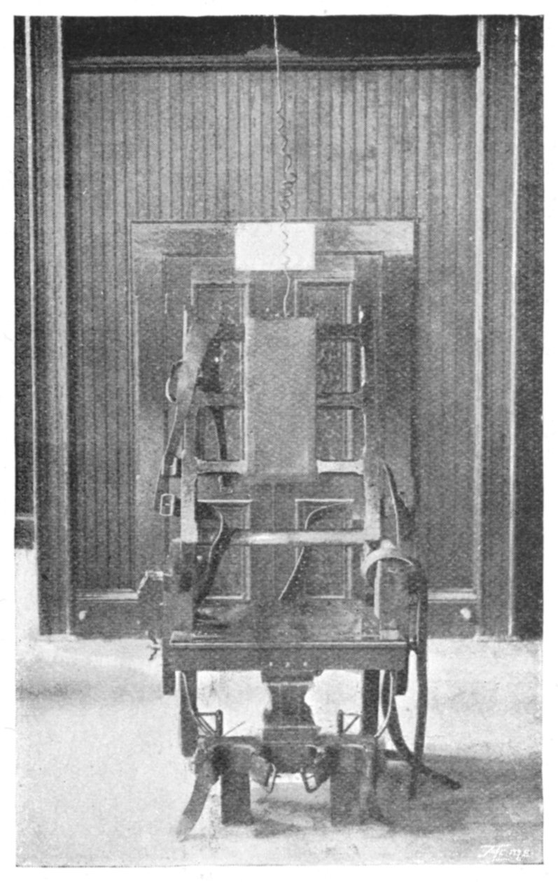Elektromos szék, 1898 alkotó: Unbekannt