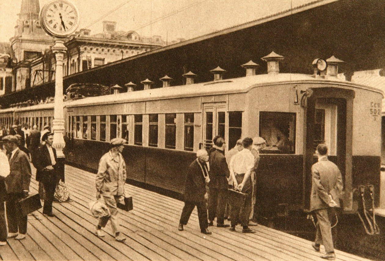 Elektromos motorvonat, Moszkva, Szovjetunió, 1920-as évek alkotó: Unbekannt