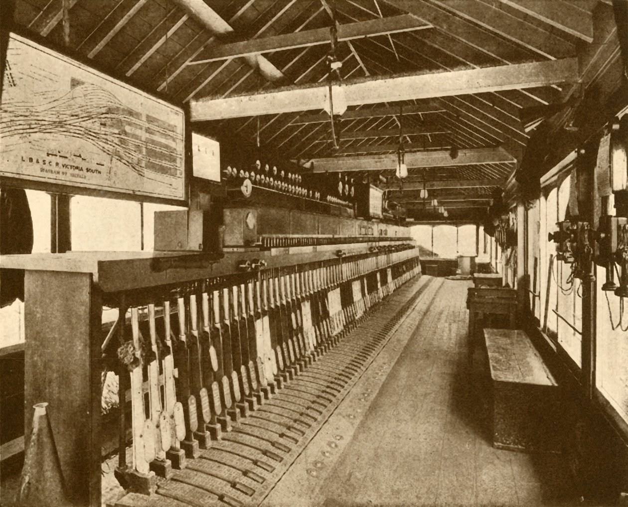 Elektromechanikus jelzőkabin Victoria, Déli Vasút, 1930. alkotó: Unbekannt