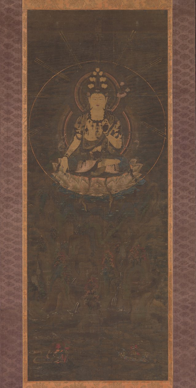 Tizenegyfejű kannon a Fudaraka-hegyen, 13. század. alkotó: Unbekannt