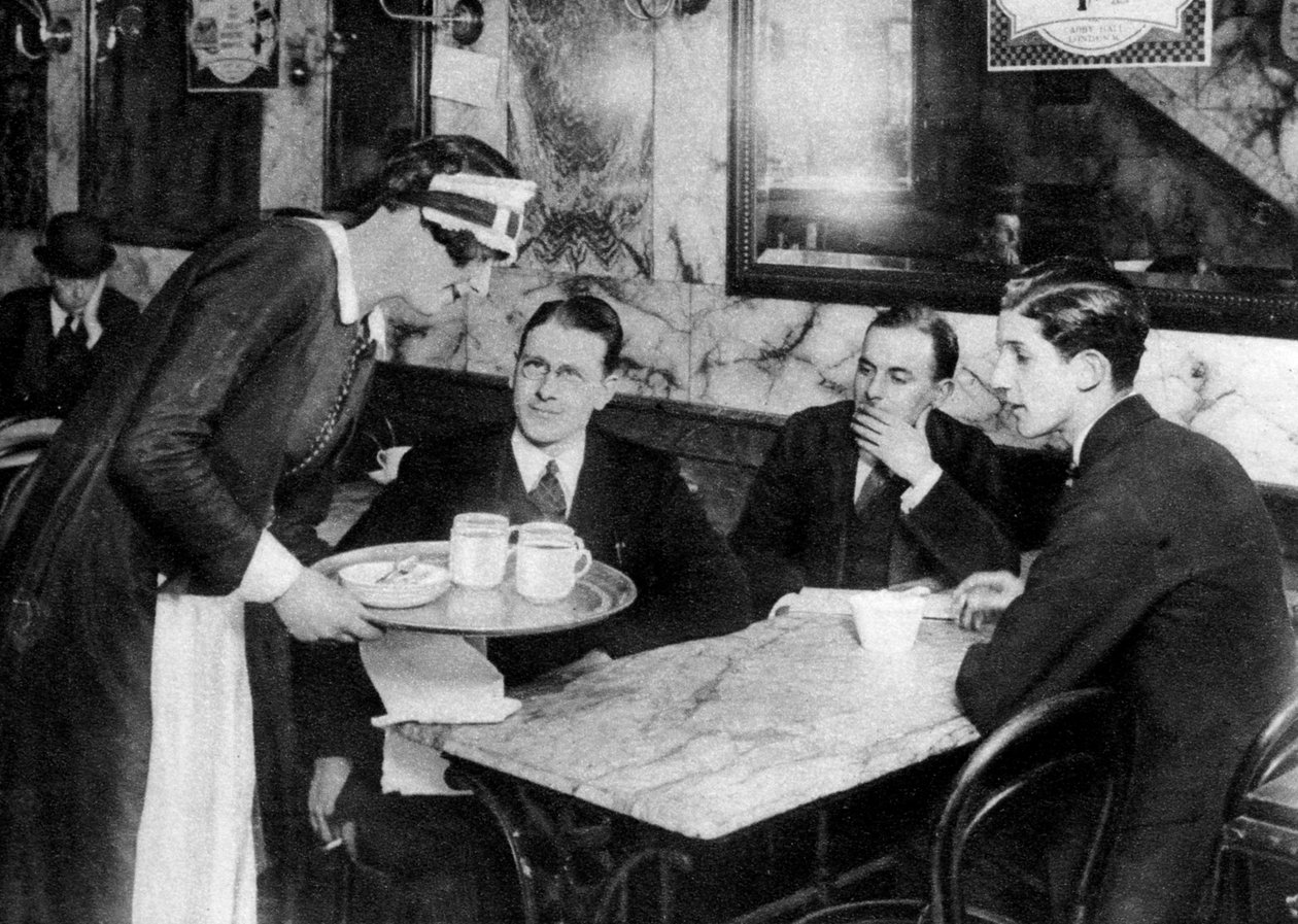 Tizenegy óra kávé, London, 1926-1927 alkotó: Unbekannt