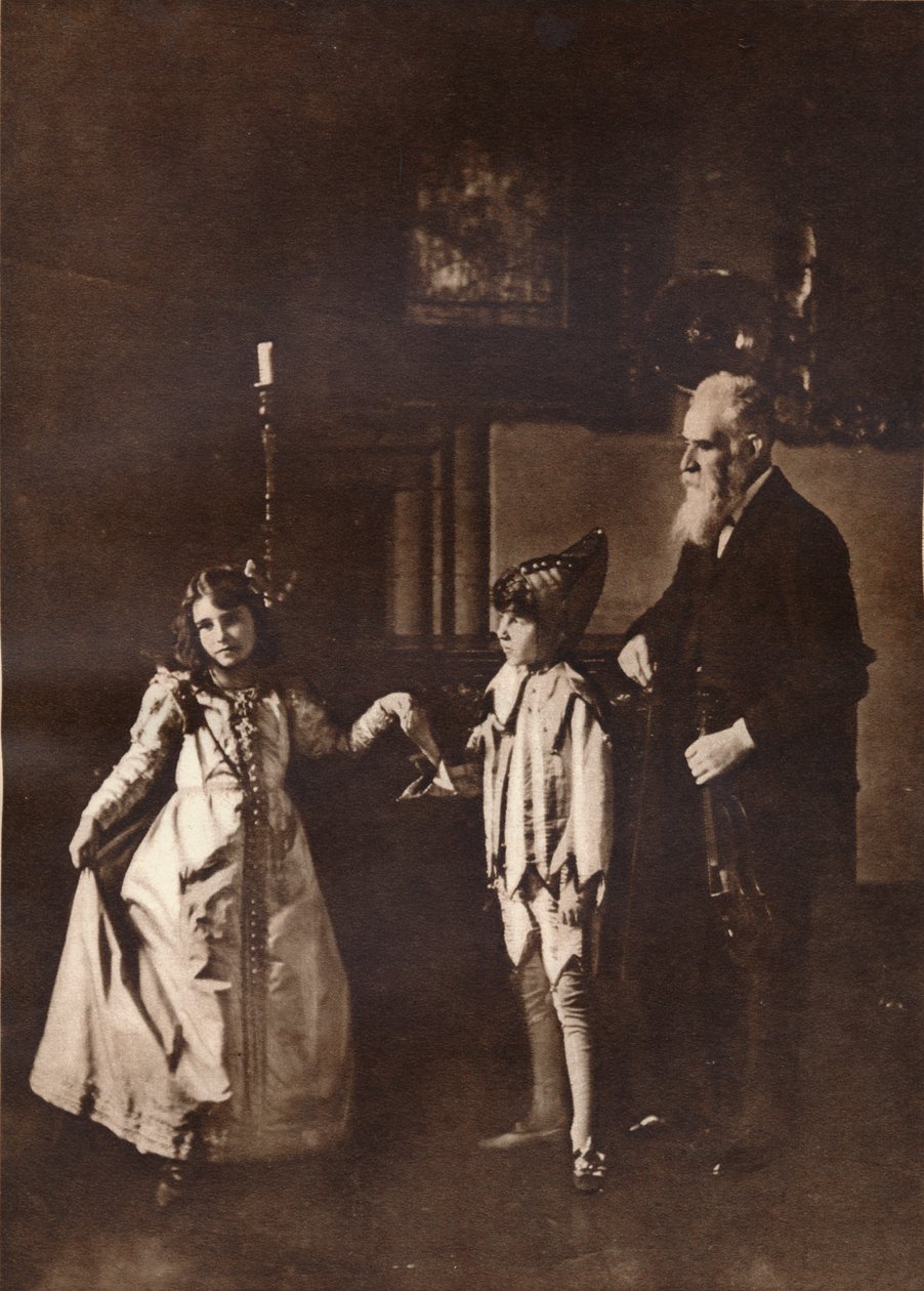Elizabeth Angela Marguerite Bowes-Lyon egy táncórán bátyjával, 1909 alkotó: Unbekannt