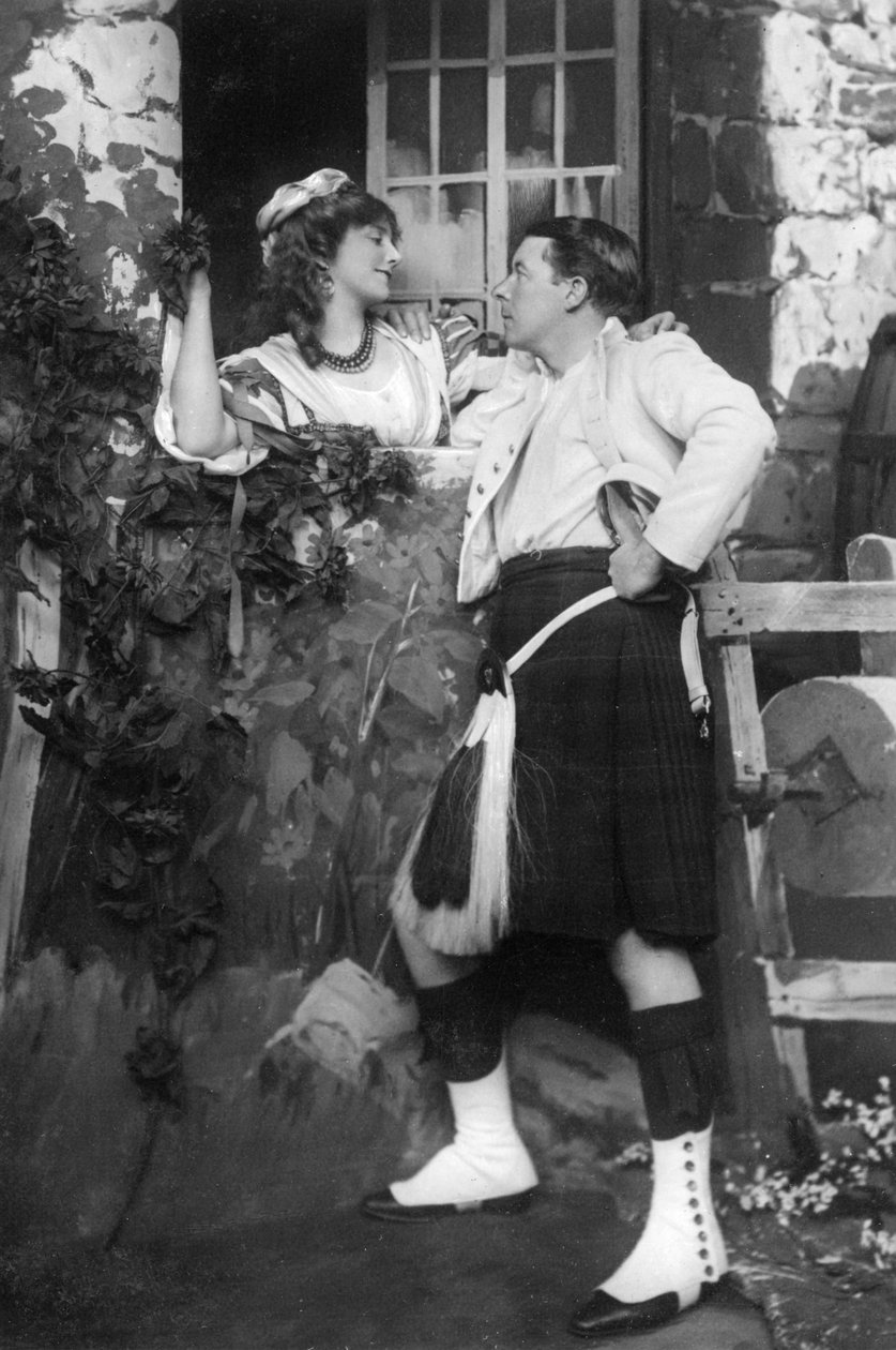 Ellaline Terriss és Seymour Hicks a The Gay Gordonsban, 1907 alkotó: Unbekannt