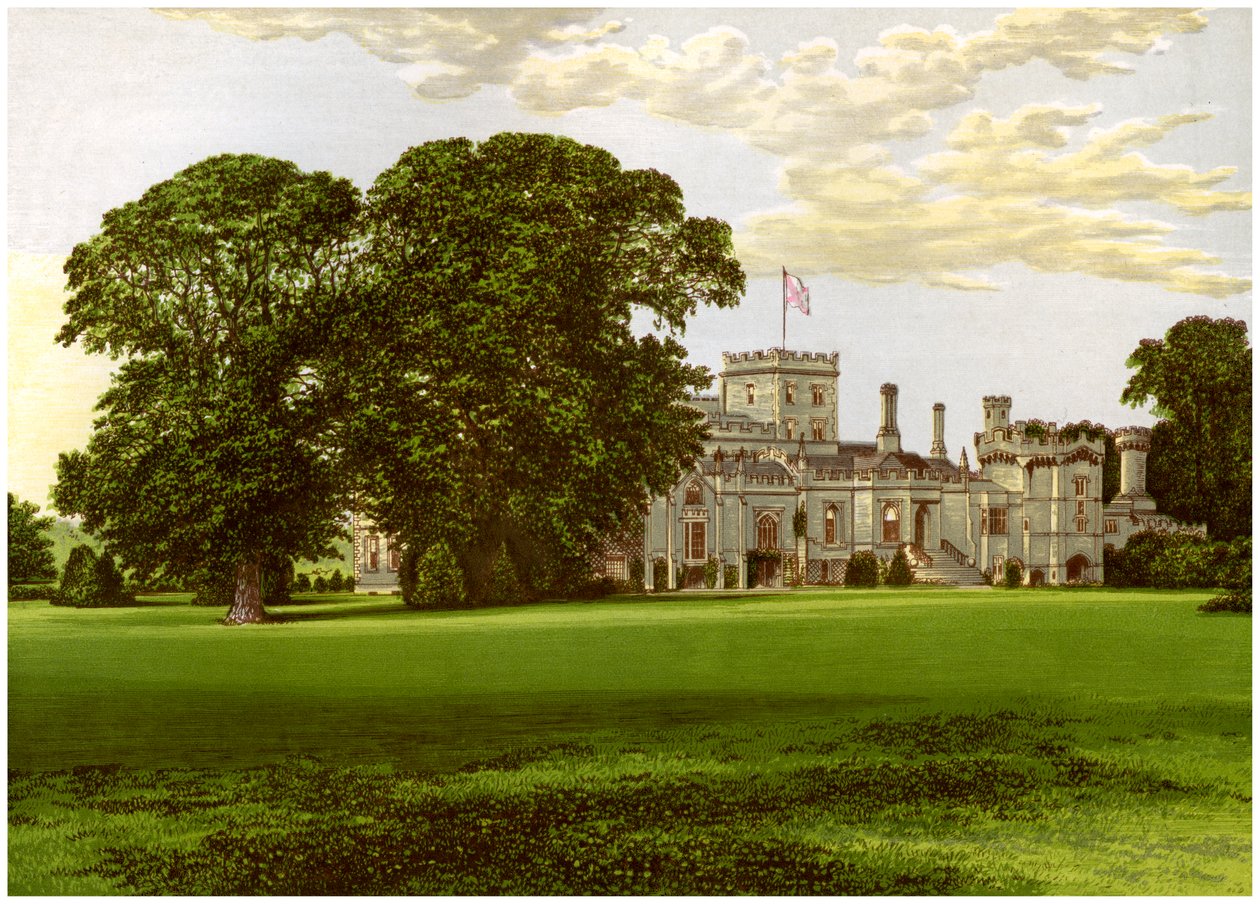 Elton Hall, Northamptonshire, Carysfort grófjának otthona, 1880 alkotó: Unbekannt