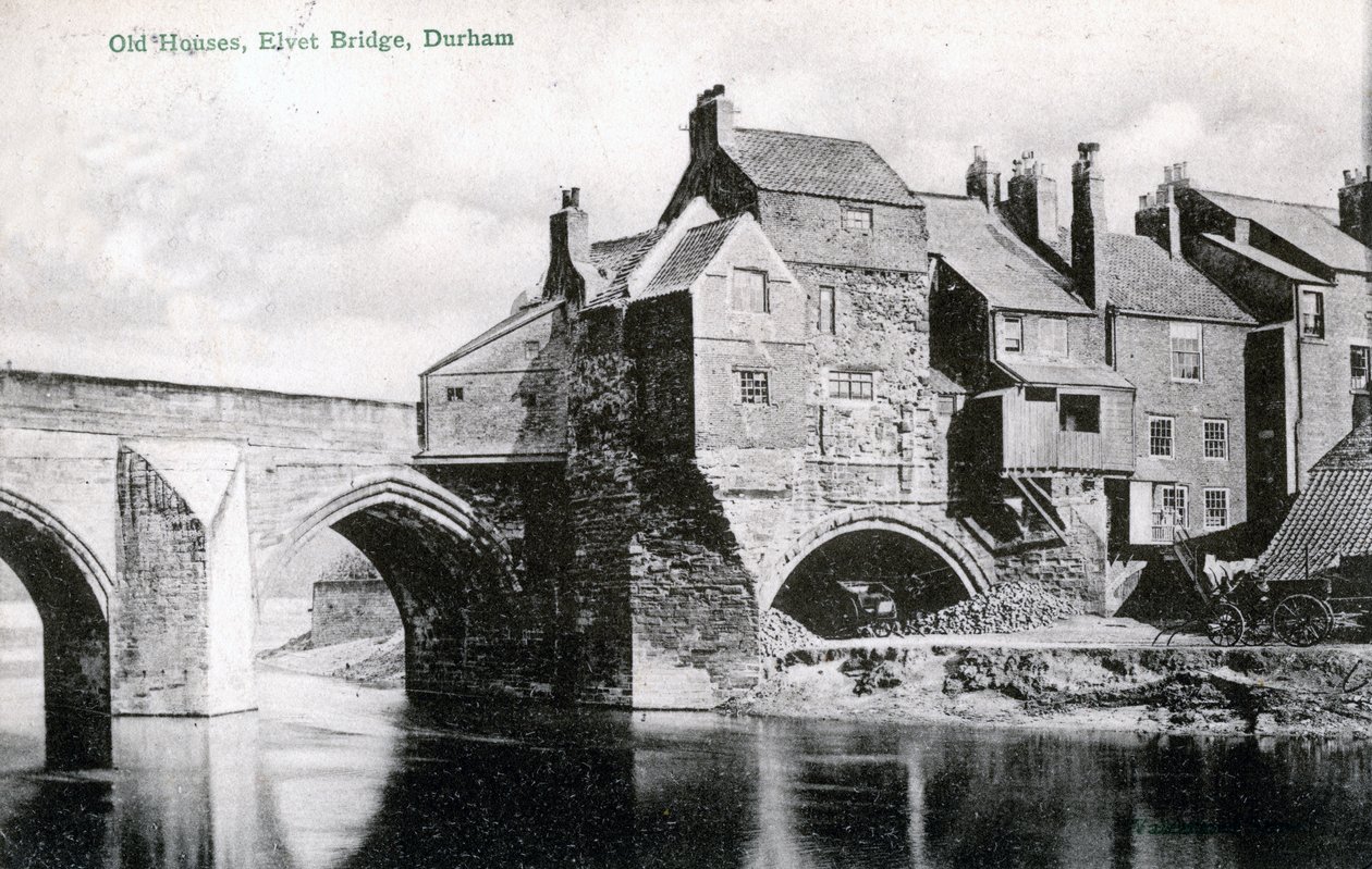 Elvet Bridge, Durham, 1905 alkotó: Unbekannt