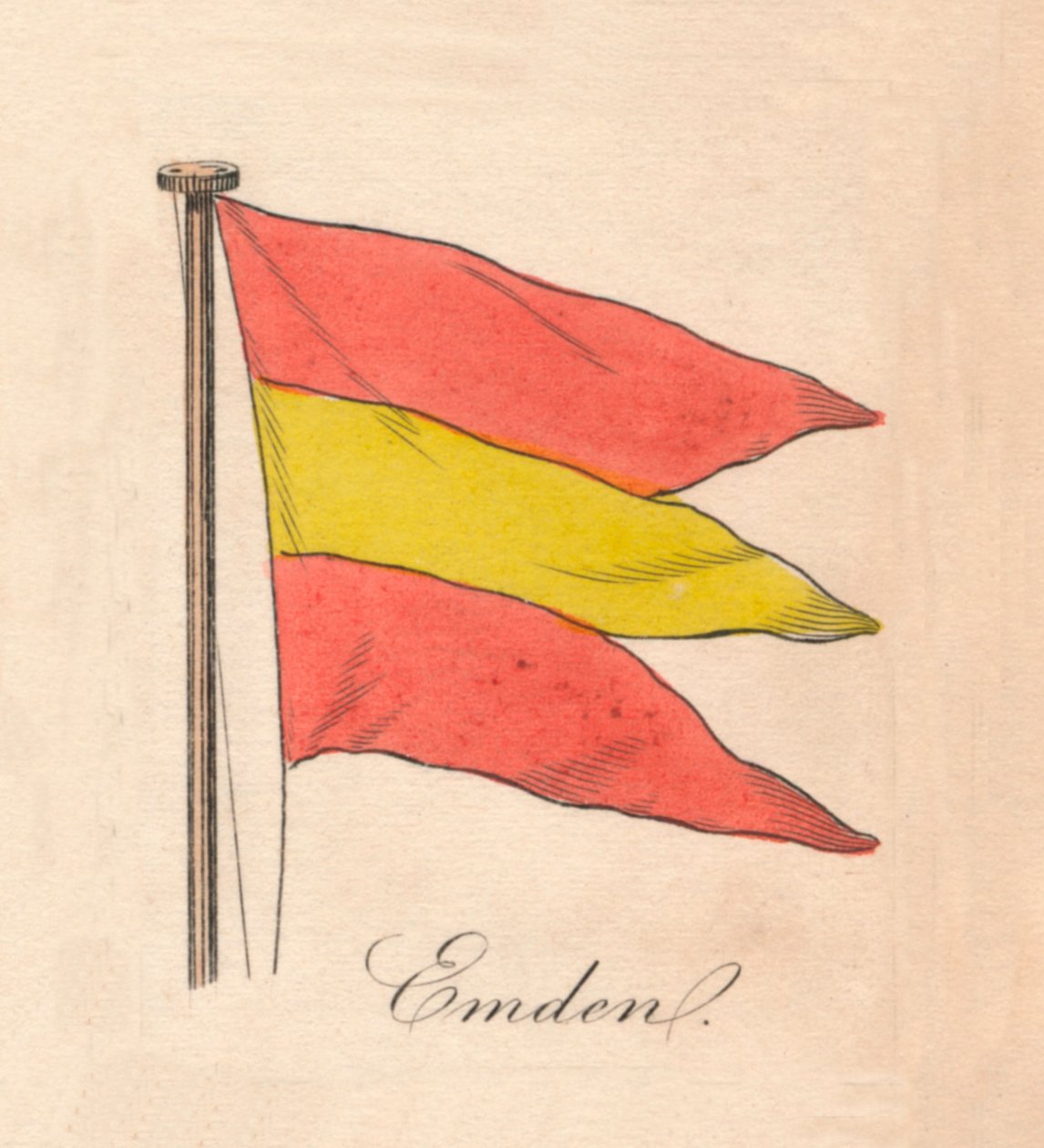 Emden, 1838 alkotó: Unbekannt