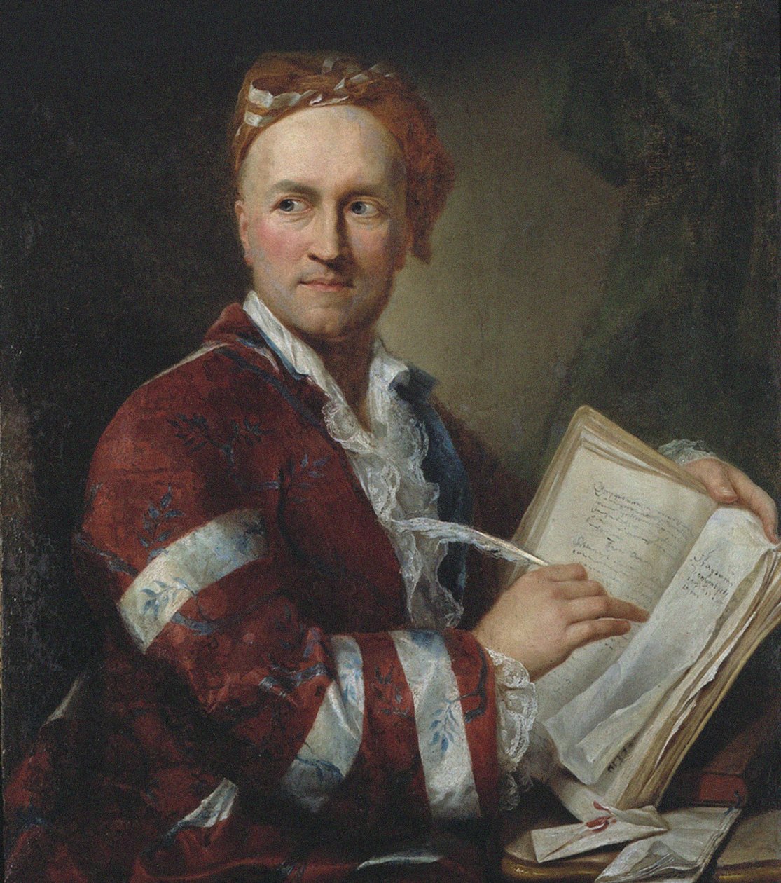 Emer de Vattel Neuchâtel-tudós portréja, 1760 körül. alkotó: Unbekannt