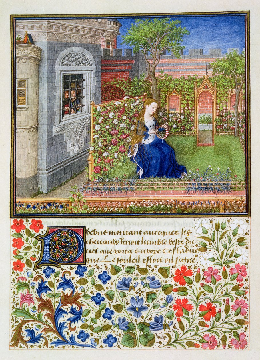 Emília a kertjében, 1468 alkotó: Unbekannt