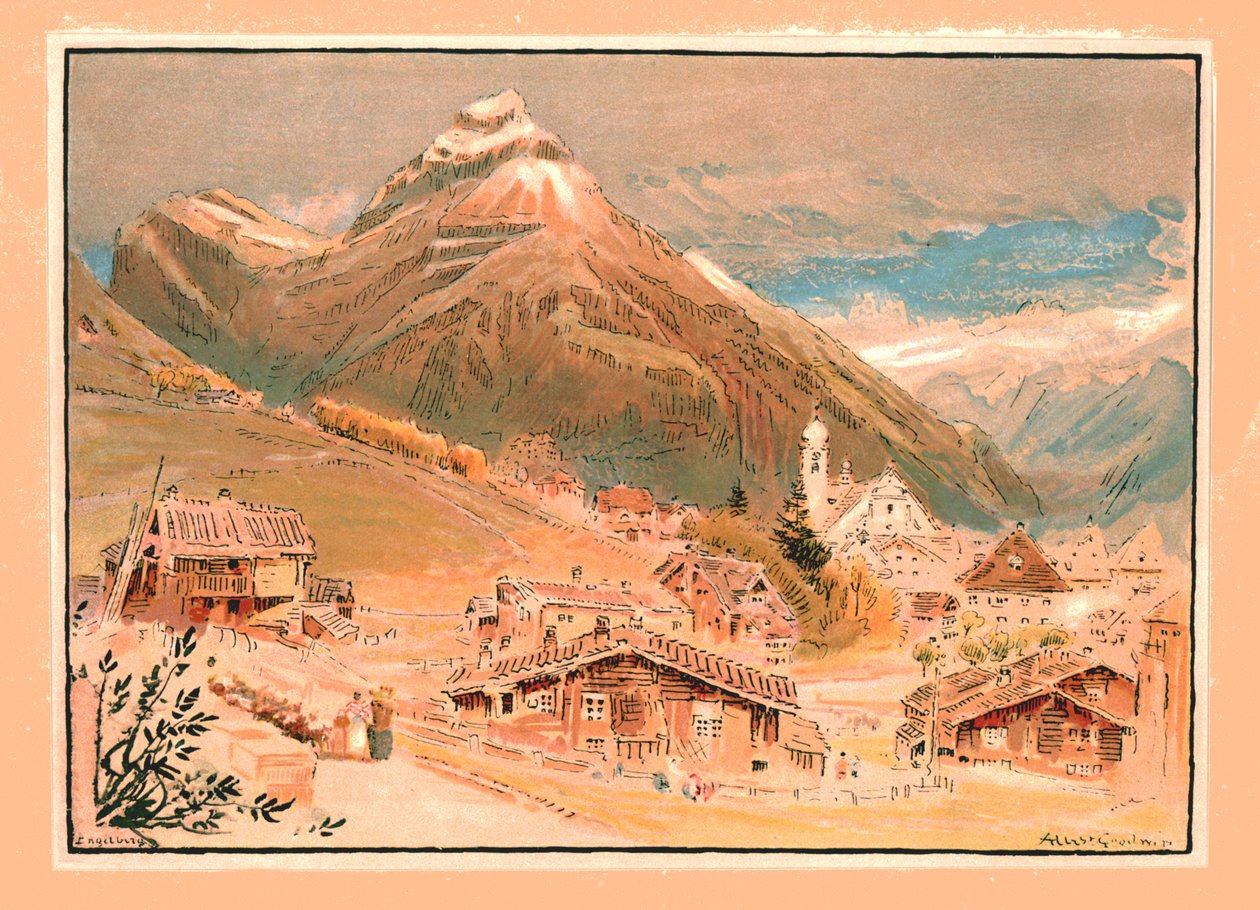 Engelberg, 1900. alkotó: Unbekannt