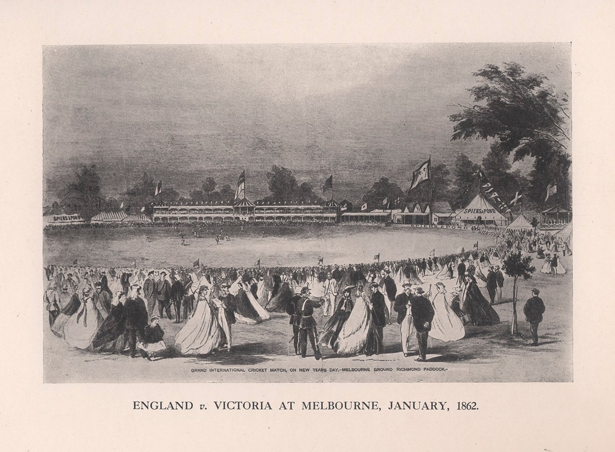 Anglia–Victoria, Melbourne, Ausztrália, 1862. január 1912 alkotó: Unbekannt