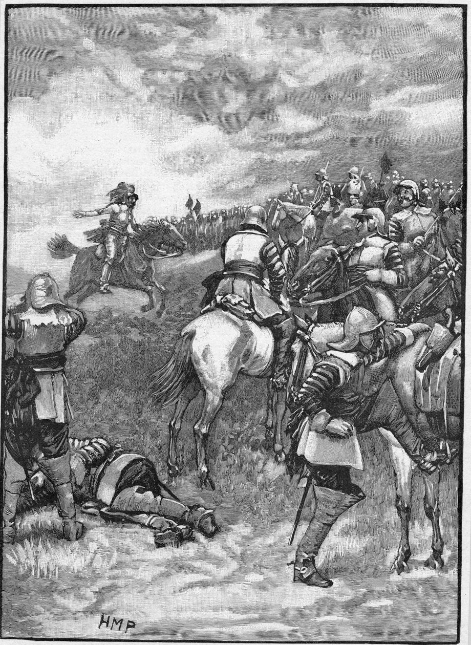 Angol polgárháborúk: Naseby-i csata, Northamptonshire, 1645. június 14 alkotó: Unbekannt