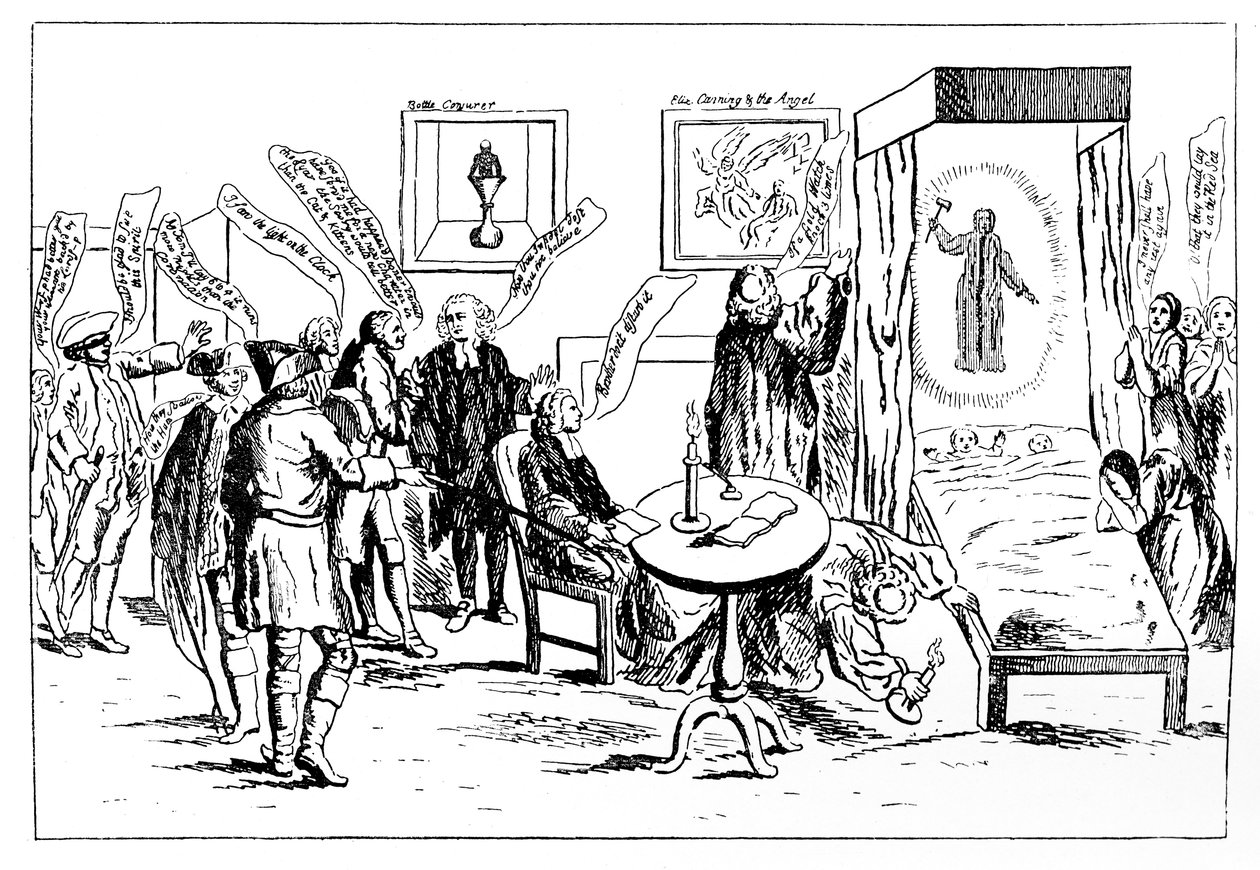 Angol hiszékenység, avagy The Invisible Ghost, 1762 alkotó: Unbekannt