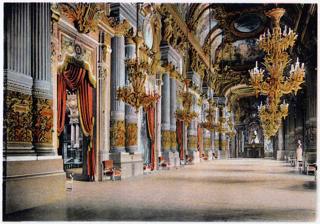 A Palais Garnier bejárata, Párizs, 1900 alkotó: Unbekannt