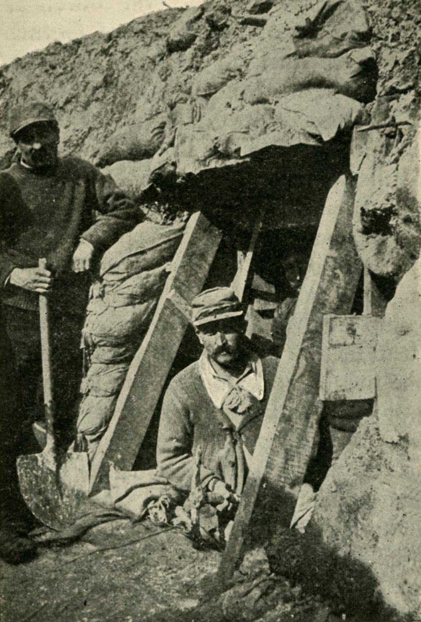 Egy Sap bejárata a francia front mentén, első világháború, 1915, c1920. alkotó: Unbekannt