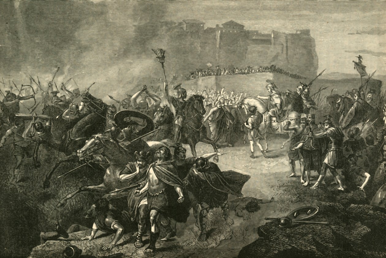 Belisarius belépése Rómába, i.sz. 536, 1890. alkotó: Unbekannt
