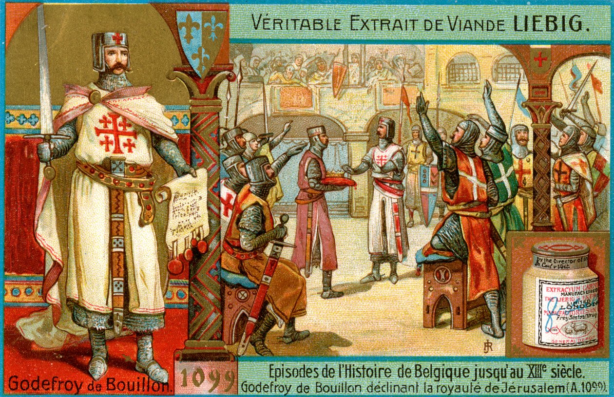 Epizódok Belgium történetében a 13. századig: Godfrey of Bouillon, 1900 alkotó: Unbekannt