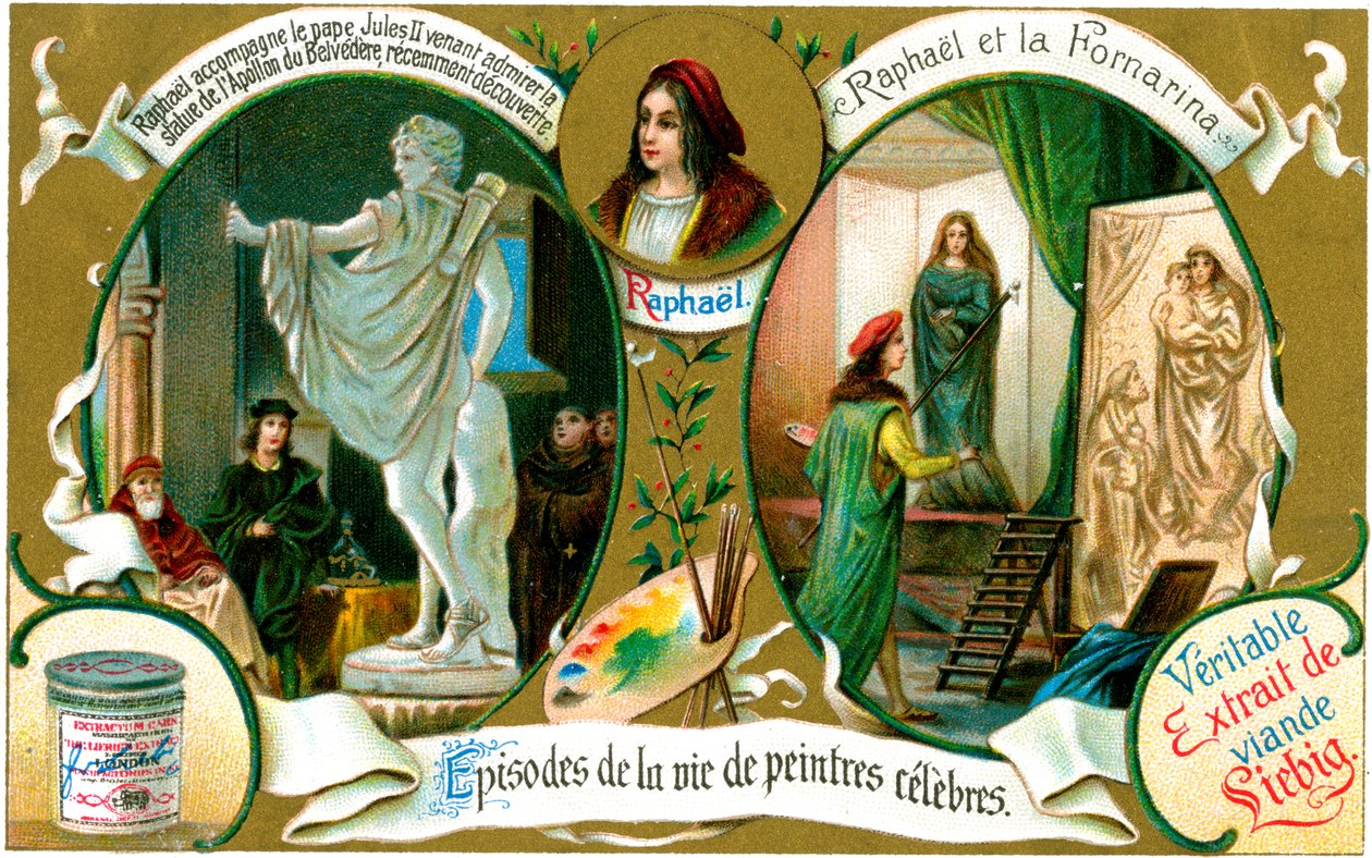 Híres festők életének epizódjai: Raphael, 1900 alkotó: Unbekannt