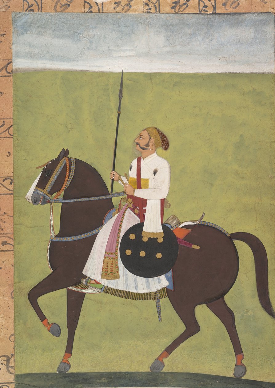 Nemes lovas portréja, kb. 1710-20. alkotó: Unbekannt