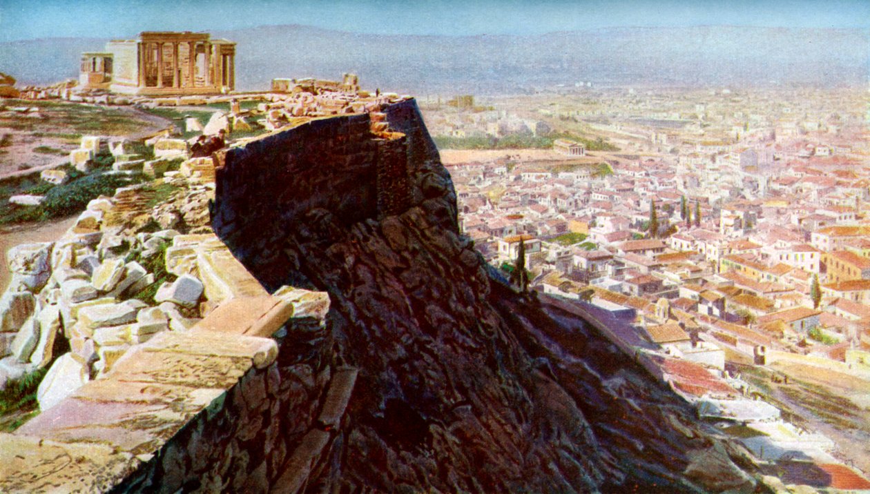 Erechtheion, Athén, Görögország, 1924 alkotó: Unbekannt