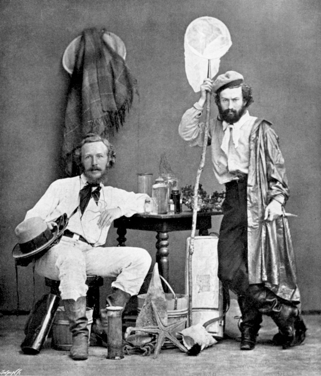 Ernst Haeckel német zoológus és evolucionista, a Kanári-szigeteken, 1867 alkotó: Unbekannt