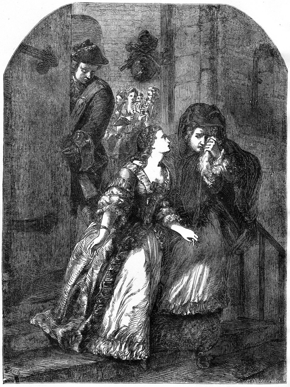 Nithsdale grófjának menekülése a londoni Towerből, 1716, XIX. század alkotó: Unbekannt