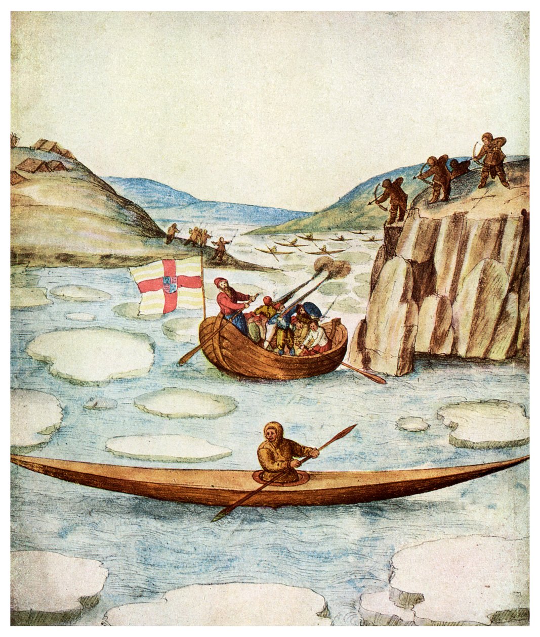 Eszkimó kajak, 1590 1956 alkotó: Unbekannt