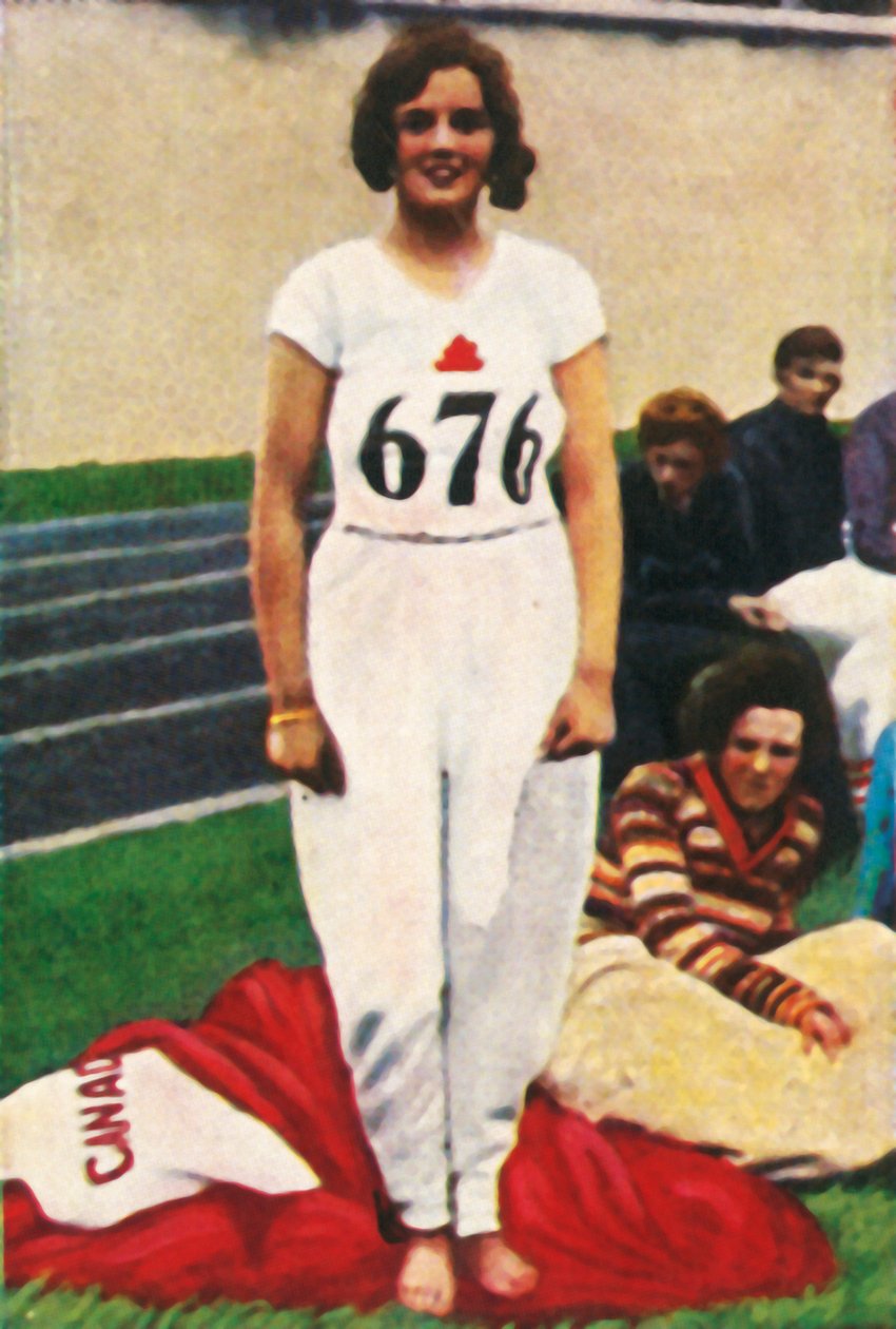 A kanadai Ethel Catherwood, világbajnok magasugró, 1928. alkotó: Unbekannt