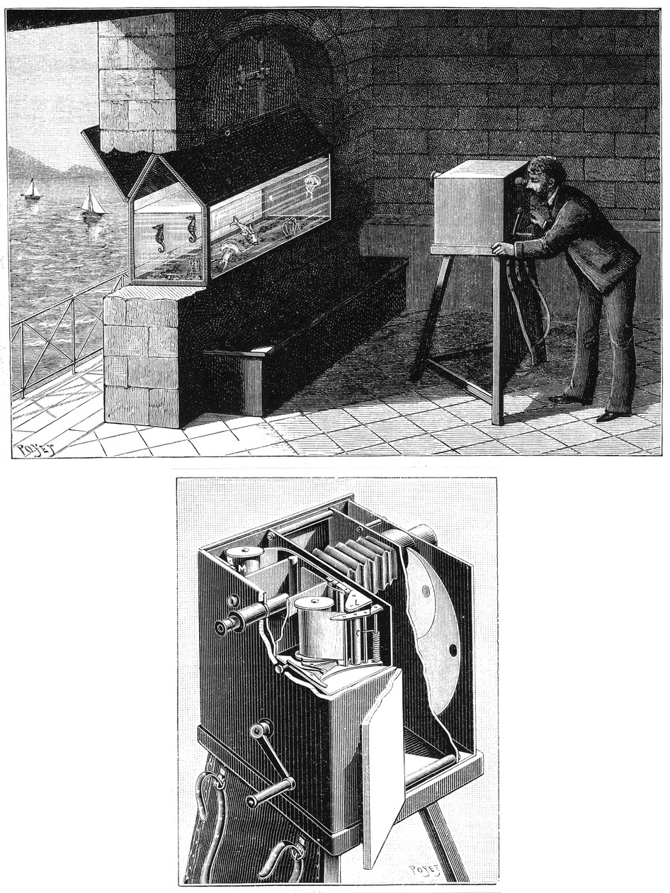 Etienne Jules Marey 1830-1903, mozi kamerával, 1903 alkotó: Unbekannt