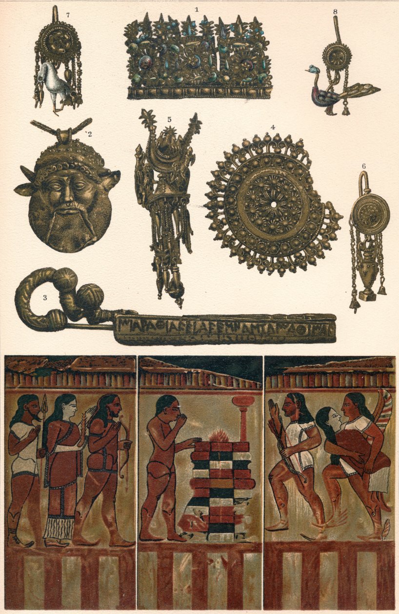 Clusium, Vulsinii, Vulci és Caere etruszk régiségek, Kr.e. 500, 1902 alkotó: Unbekannt