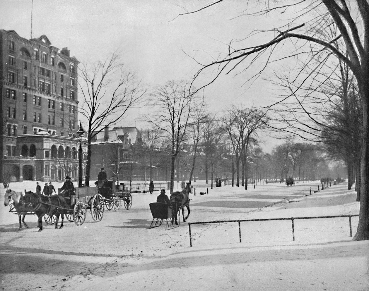 Euclid Avenue, Cleveland, Ohio, 1897. alkotó: Unbekannt