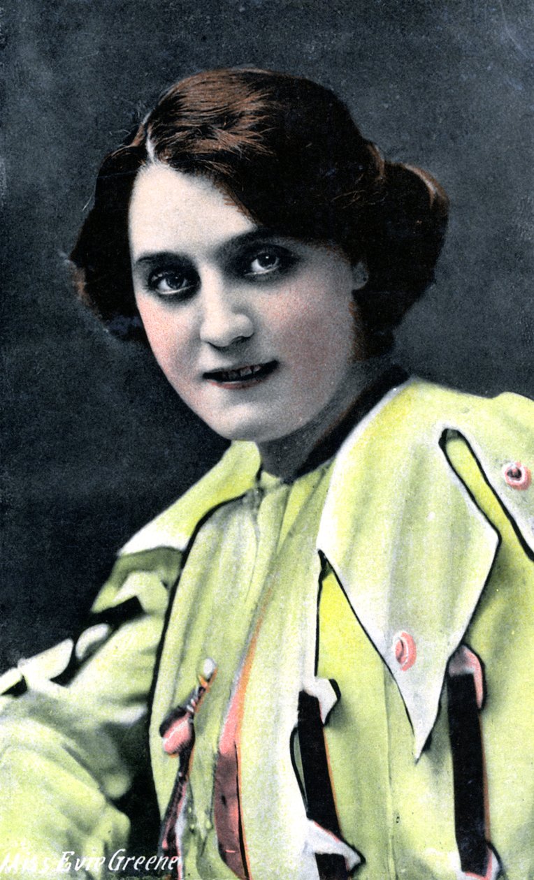 Evie Greene 1875-1917, angol színésznő, a XX. század elején alkotó: Unbekannt