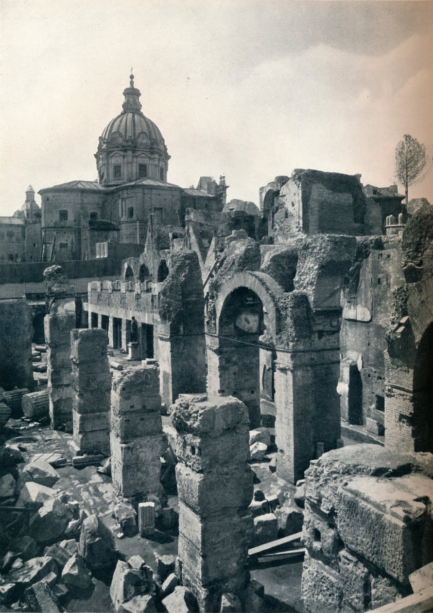 Julius Caesar római fórumának ásatásai, 1932 alkotó: Unbekannt
